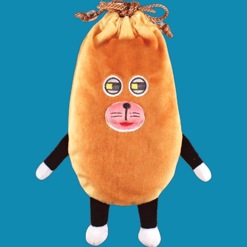 Pandorobou plush drawstring bag